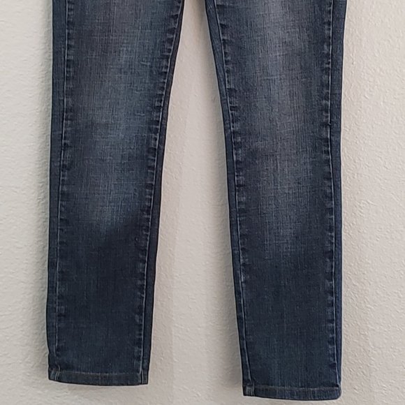 Mango MNG Bianca Jeans Straight Medium Wash Size 4 Low Rise - Picture 2 of 15